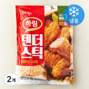 하림 텐더스틱 (냉동), 550g, 2개