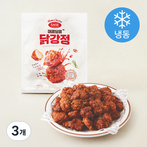 사세 매콤달콤 닭강정 (냉동), 440g, 3개