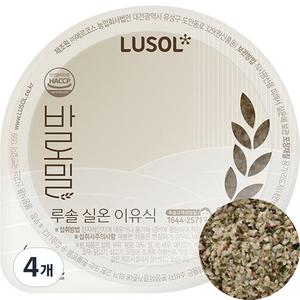 루솔 바로밀 한우 불고기 아기밥 이유식, 120g, 4개