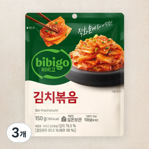 비비고 김치볶음, 150g, 3개