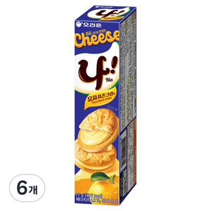 오리온 나샌드 유자치즈크림 2p, 77g, 6개