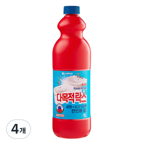 홈스타 파워액션 다목적 락스, 1L, 4개