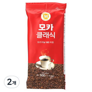 모카씨엔티 클래식 오리지날 SD 원두커피믹스, 500g, 2개