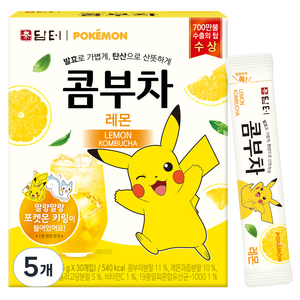 담터 포켓몬 콤부차 레몬