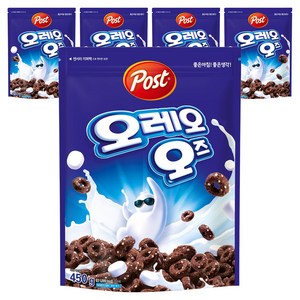 오레오오즈 시리얼, 450g, 5개