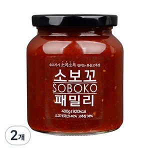 소보꼬 오리지널 소고기 볶음고추장, 400g, 2개