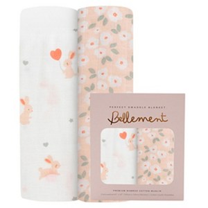 벨몽 뱀부코튼 신생아 속싸개 2pk