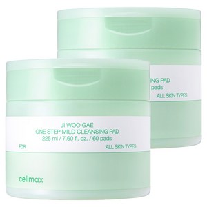 셀리맥스 지우개 원스텝 마일드 클렌징 패드, 60매입, 2개
