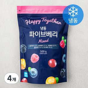 파이브 베리 (냉동), 500g, 4개