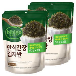 비비고 한식간장김자반, 50g, 4개
