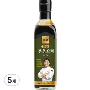 백쿡 만능 볶음요리 소스, 5개, 340g