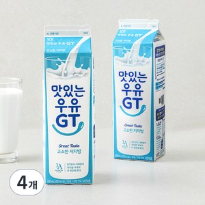 남양유업 맛있는우유GT 고소한 저지방우유, 900ml, 4개