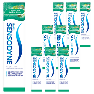센소다인 오리지날 플러스 치약, 100g, 10개