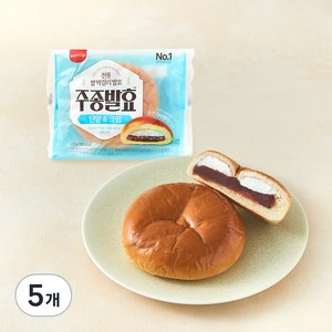 삼립 408시간 주종발효 단팥크림빵, 115g, 1개입, 5개