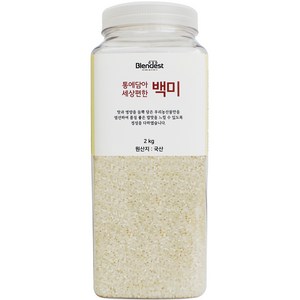 블렌디스트 통에담아 세상편한 백미, 상, 2kg, 1개