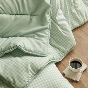 쁘리엘르 데일리체크 향균 워싱 차렵침구