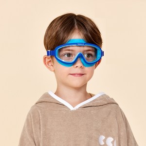 코코릭 유아동 와이드렌즈 물안경, 큐브네이비, 150 x 60 m..., 1개