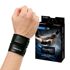 잠스트 FILMISTA WRIST 손목보호대, L(17~21cm), 블랙, 1개