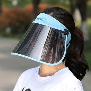 에이빅 여성 와이드 썬캡 투명 썬바이저