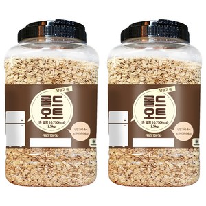 냉장고 쏙 롤드 오트, 2.5kg, 2개