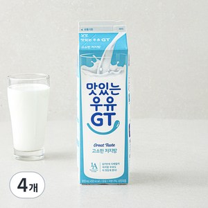 남양유업 맛있는우유GT 고소한 저지방우유, 900ml, 4개