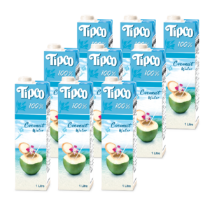 팁코 코코넛워터, 1L, 9개