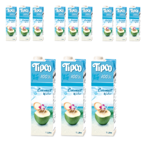 팁코 코코넛워터 혼합주스, 1L, 12개