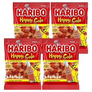하리보 해피콜라향 젤리, 200g, 4개