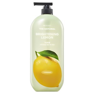 온더바디 더내추럴 브라이트닝 바디워시 레몬향, 900ml, 1개