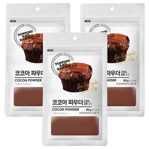 큐원 코코아 파우더, 80g, 3개