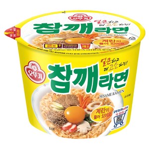 오뚜기 참깨라면 컵 110g, 1개