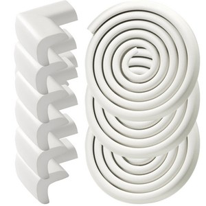 원더파파 엠보싱 모서리보호대 3p + 코너보호대 6p 세트, 화이트, 2m, 1세트