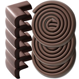 원더파파 엠보싱 모서리보호대 3p + 코너보호대 6p 세트, 브라운, 2m, 1세트