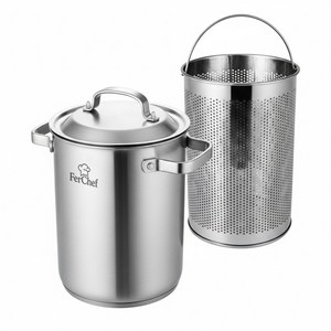 페르쉐프 인덕션 스테인리스 멀티팟 실버 4.3L