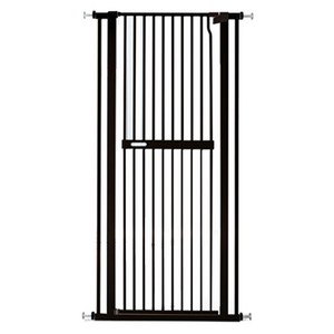딩동펫 반려동물 프리미엄 반자동 안전문 점보, 블랙, 가로 76~83cm..., 1개