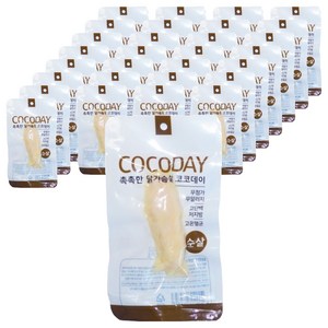 마코펫 고양이 촉촉한 닭가슴살 코코데이 간식, 순살, 20g, 30개