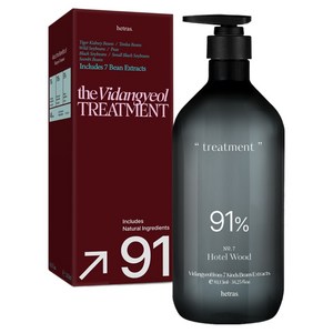 헤트라스 비단결 퍼퓸 단백질 헤어 트리트먼트 호텔 우드, 1.013L, 1개