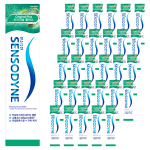 센소다인 오리지날 플러스 치약, 100g, 30개