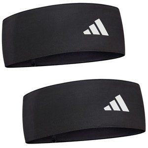 아디다스 뉴로고 트레이닝 헤드밴드, FREE, 블랙, 2개