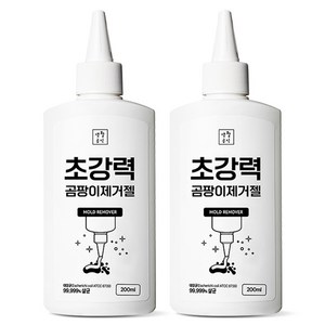 생활공식 초강력 곰팡이제거젤, 2개, 200ml