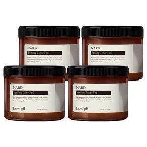 나드 약산성 필링 토너 패드 140ml, 70매입, 4개