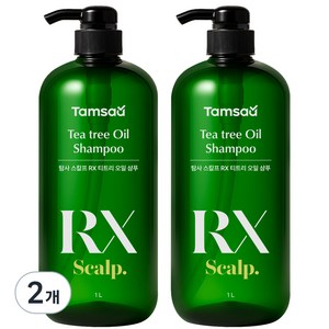 탐사 스칼프 RX 티트리오일 샴푸, 1L, 2개