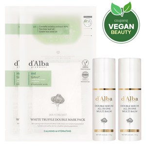달바 더블 세럼 올인원 멀티밤 10g x 2p + 더블 마스크팩 2p, 1세트