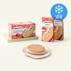 하겐다즈 리치 스트로베리 크리스피 샌드위치 아이스크림 (냉동)