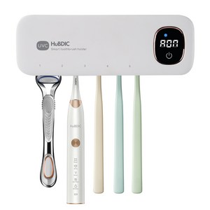 휴비딕 스마트케어 무선충전식 UVC 송풍건조 가정용 칫솔살균기