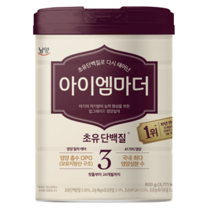 아이엠마더 초유단백질로 다시 태어난 분유 3단계, 800g, 1개