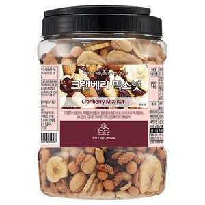 넛츠팜 크랜베리 믹스넛, 1kg, 1개