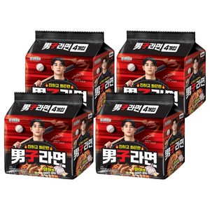 팔도 남자라면 115g, 16개, (4개입 X 4팩)