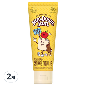 복음자리 짜먹는 잼다운잼 애플시나몬, 100g, 2개