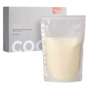 덴라이프 국내제조 육수저장팩 700ml, 1개